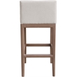 Meridian Furniture Solace Cream Olefin Performance Fabric Patio Bar Stool