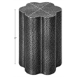 Meridian Furniture Lotus Black Iron End / Side Table