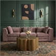 Meridian Furniture Lotus Brass Iron Coffee Table