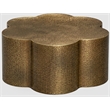 Meridian Furniture Lotus Brass Iron Coffee Table