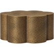 Meridian Furniture Lotus Brass Iron Coffee Table