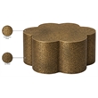 Meridian Furniture Lotus Brass Iron Coffee Table