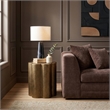 Meridian Furniture Lotus Brass Iron End / Side Table