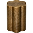 Meridian Furniture Lotus Brass Iron End / Side Table