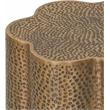 Meridian Furniture Lotus Brass Iron End / Side Table