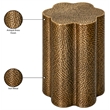 Meridian Furniture Lotus Brass Iron End / Side Table