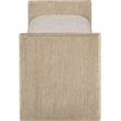 Meridian Furniture Hickory Beige Fabric Upholstered Bench