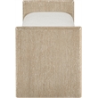 Meridian Furniture Hickory Cream Fabric Upholstered Bench