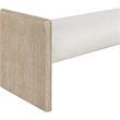 Meridian Furniture Hickory Cream Fabric Upholstered Bench