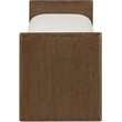 Meridian Furniture Hickory Cream Fabric Upholstered Bench