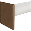 Meridian Furniture Hickory Cream Fabric Upholstered Bench