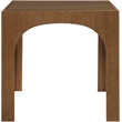 Meridian Furniture Waldorf Brown Tempered Glass Top Counter Height Table