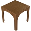 Meridian Furniture Waldorf Brown Tempered Glass Top Counter Height Table