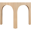 Meridian Furniture Waldorf Natural Tempered Glass Top Counter Height Table