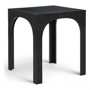 Meridian Furniture Waldorf Black Tempered Glass Top Bar Height Table