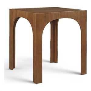Meridian Furniture Waldorf Brown Tempered Glass Top Bar Height Table