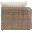 Meridian Furniture Seacrest Beige Water Resistant Fabric Patio Left Arm Chair