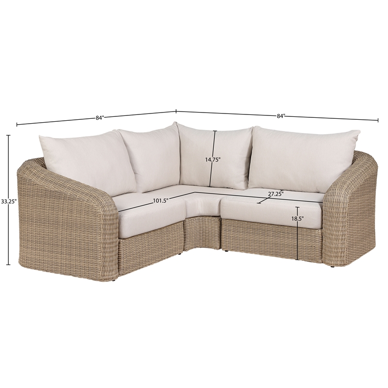 Meridian Furniture Seacrest 88.25