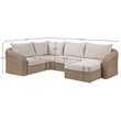 Meridian Furniture Seacrest 123.25