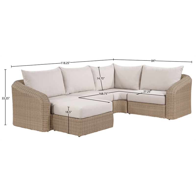 Meridian Furniture Seacrest 123.25