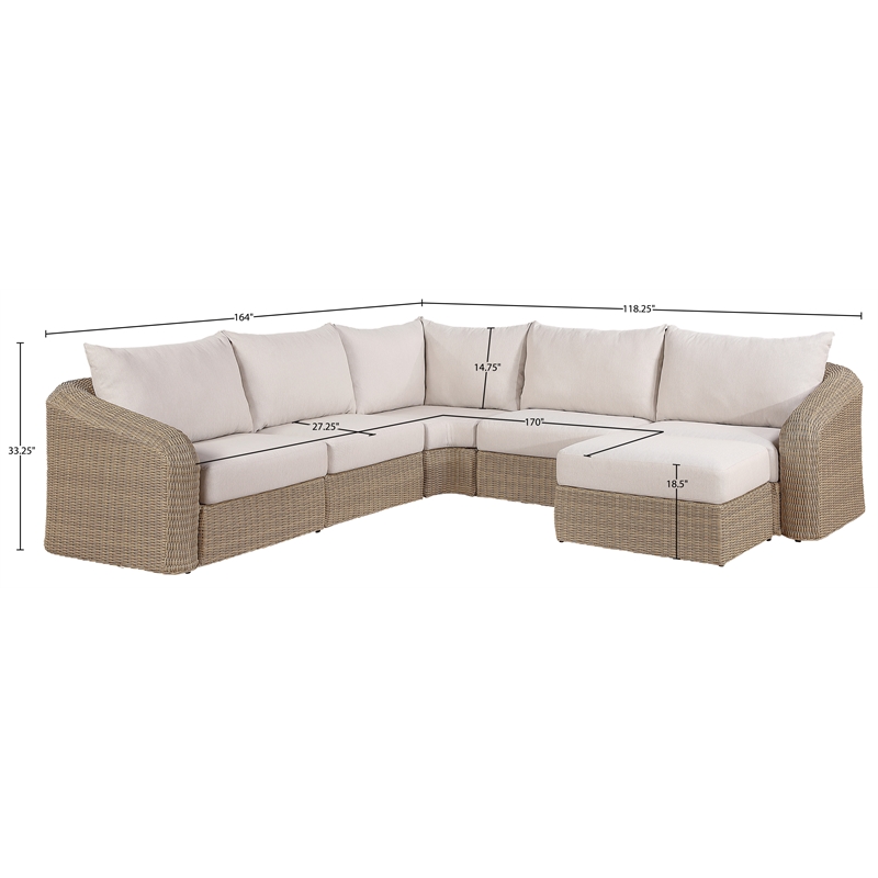 Meridian Furniture Seacrest 123.25