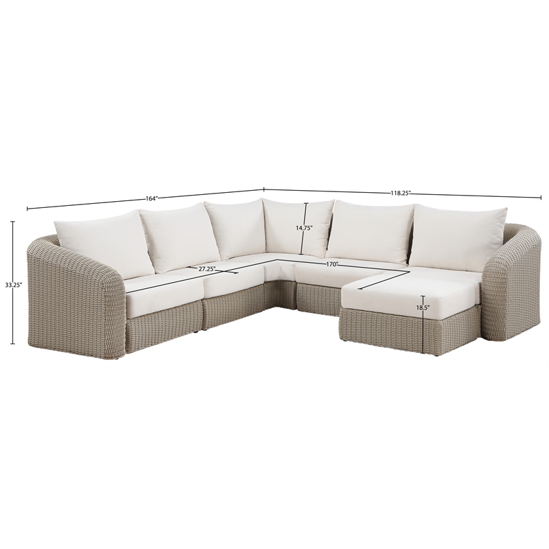 Meridian Furniture Seacrest 123.25