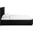 Meridian Furniture Astrid Black Solid Wood And Oak Veneer King Bed