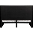 Meridian Furniture Astrid Black Solid Wood And Oak Veneer King Bed