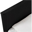 Meridian Furniture Astrid Black Solid Wood And Oak Veneer King Bed