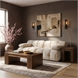 Meridian Furniture Orin Cream Velvet Performance Fabric 2 pc. Modular Sofa
