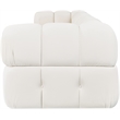 Meridian Furniture Orin Cream Velvet Performance Fabric 4 pc. Modular Sofa