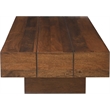 Meridian Furniture Plank Brown Mango Wood Coffee Table