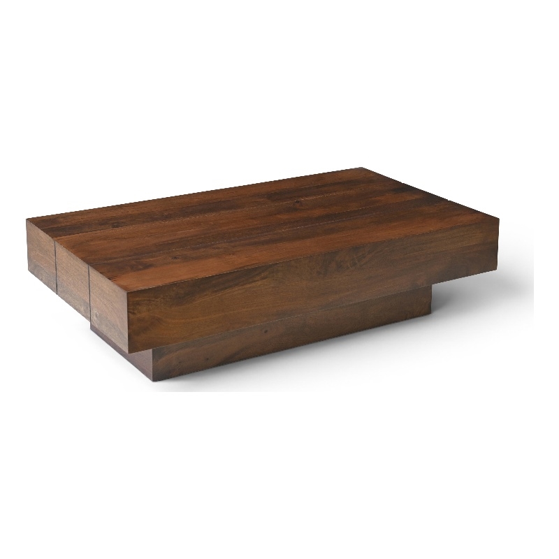 Meridian Furniture Plank Brown Mango Wood Coffee Table