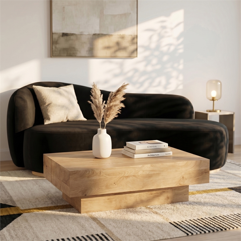 Meridian Furniture Plank Natural Mango Wood Coffee Table