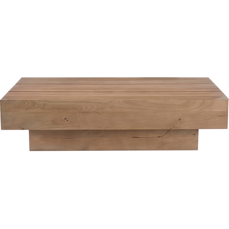 Meridian Furniture Plank Natural Mango Wood Coffee Table