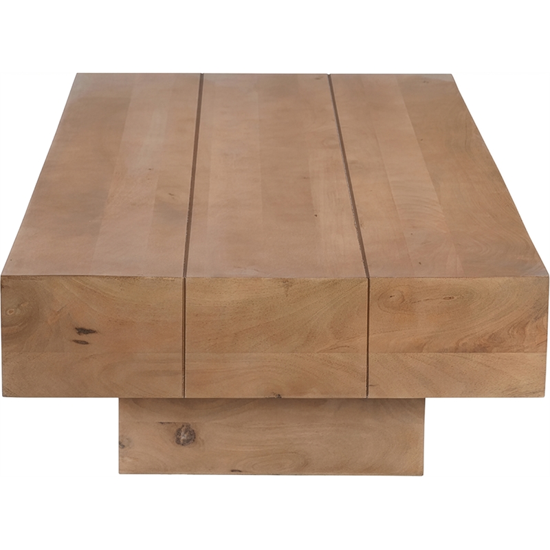 Meridian Furniture Plank Natural Mango Wood Coffee Table