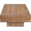 Meridian Furniture Plank Natural Mango Wood Coffee Table
