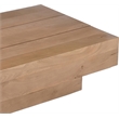 Meridian Furniture Plank Natural Mango Wood Coffee Table