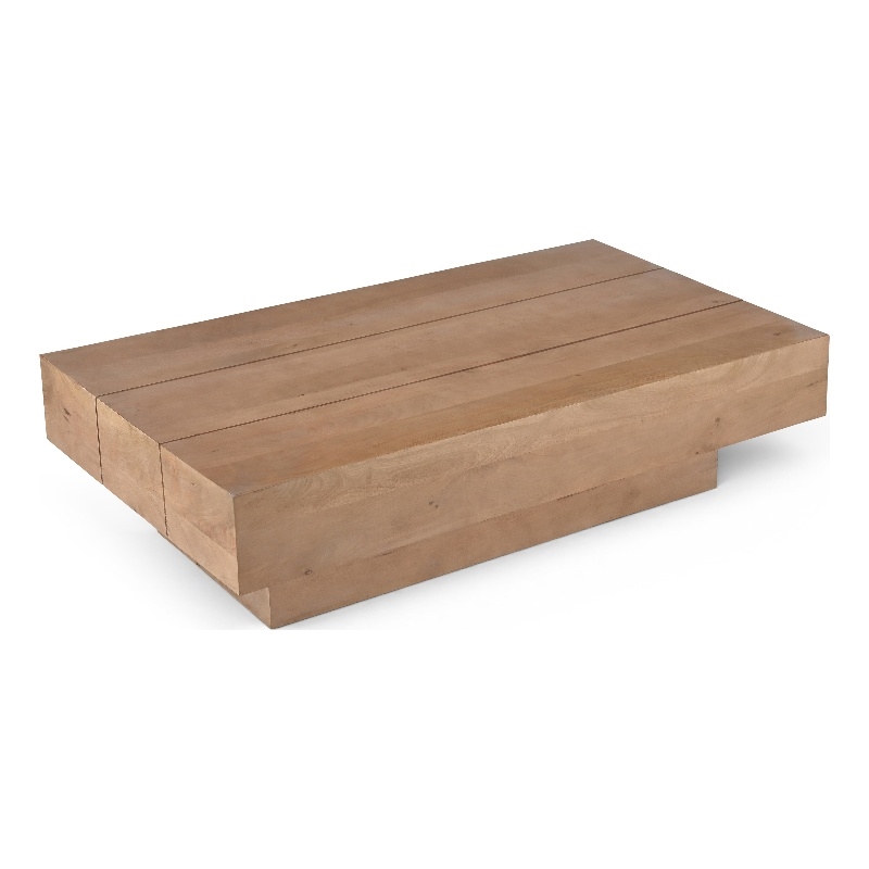Meridian Furniture Plank Natural Mango Wood Coffee Table