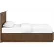 Meridian Furniture Astrid Brown Solid Wood And Oak Veneer King Bed