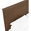 Meridian Furniture Astrid Brown Solid Wood And Oak Veneer King Bed