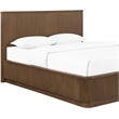 Meridian Furniture Astrid Brown Solid Wood And Oak Veneer Queen Bed