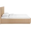 Meridian Furniture Astrid Natural Solid Wood And Oak Veneer King Bed