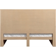 Meridian Furniture Astrid Natural Solid Wood And Oak Veneer King Bed