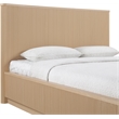 Meridian Furniture Astrid Natural Solid Wood And Oak Veneer Queen Bed