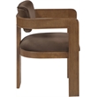 Meridian Furniture Sacha Brown Velvet Upholstered Dining Chair (Set of 2)
