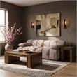 Meridian Furniture Orin Beige Velvet Performance Fabric 2 pc. Modular Sofa