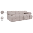 Meridian Furniture Orin Beige Velvet Performance Fabric 2 pc. Modular Sofa