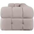 Meridian Furniture Orin Beige Velvet Performance Fabric 3 pc. Modular Sofa