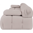 Meridian Furniture Orin Beige Velvet Performance Fabric 4 pc. Modular Sofa